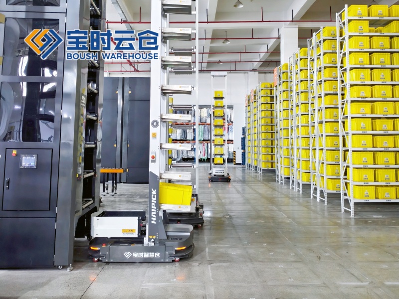 盱眙智慧云仓-机器人分拣+打包+发货